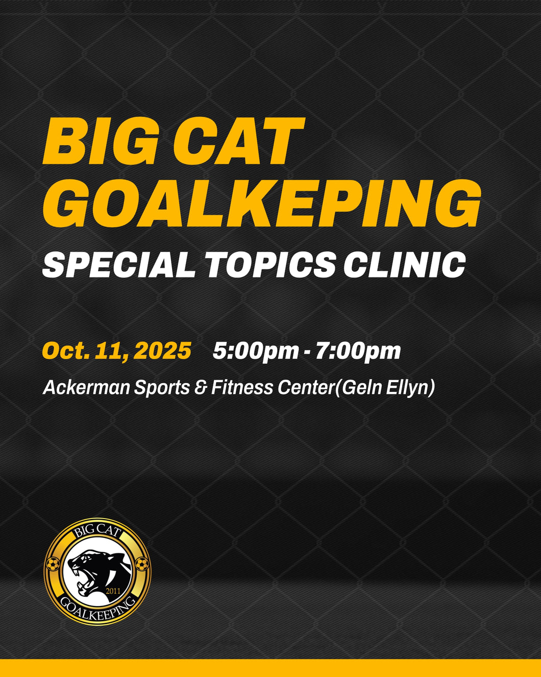 October Special Topics Clinic -  Glen Ellyn, IL