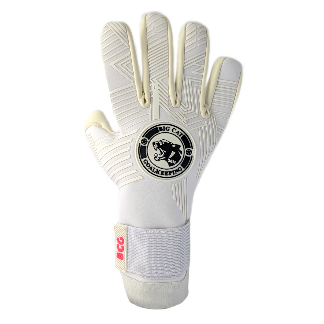 BIG CAT GLOVES - ULTRA White V2 – Big Cat Goalkeeping